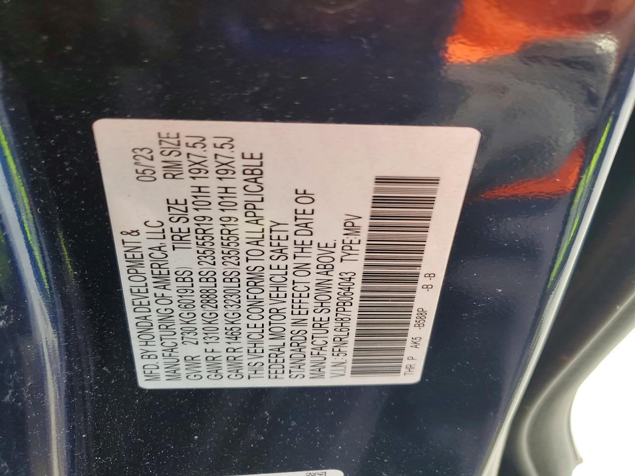 2023 HONDA ODYSSEY