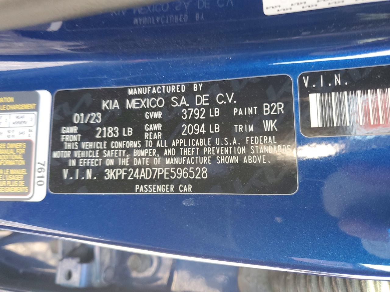2023 KIA FORTE