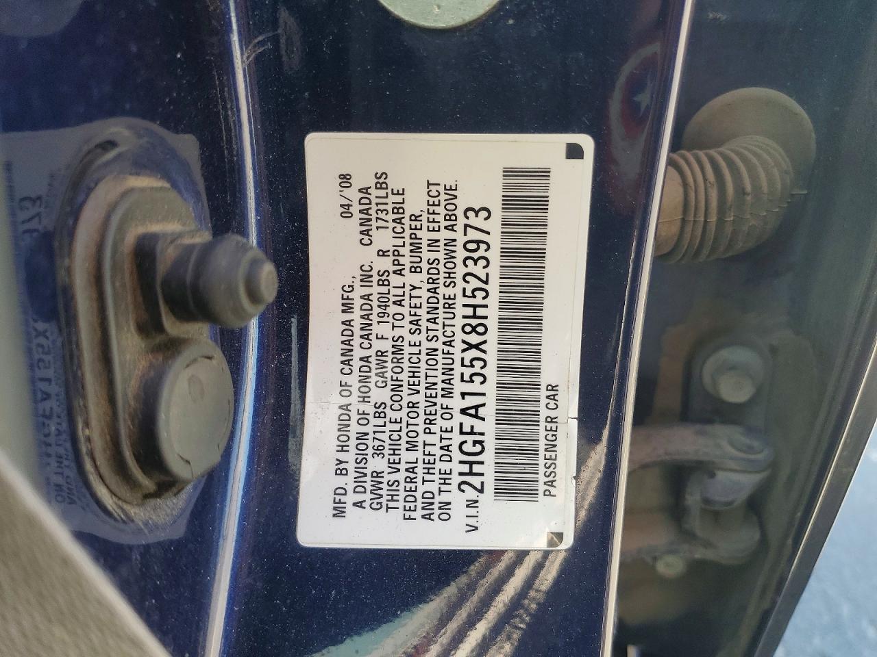 2008 HONDA CIVIC