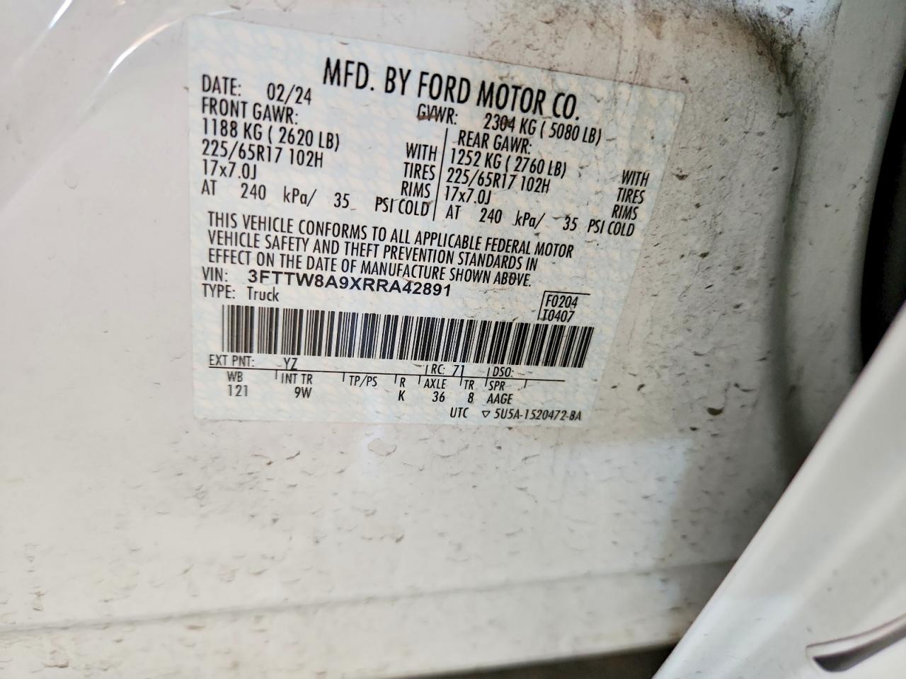 2024 FORD MAVERICK