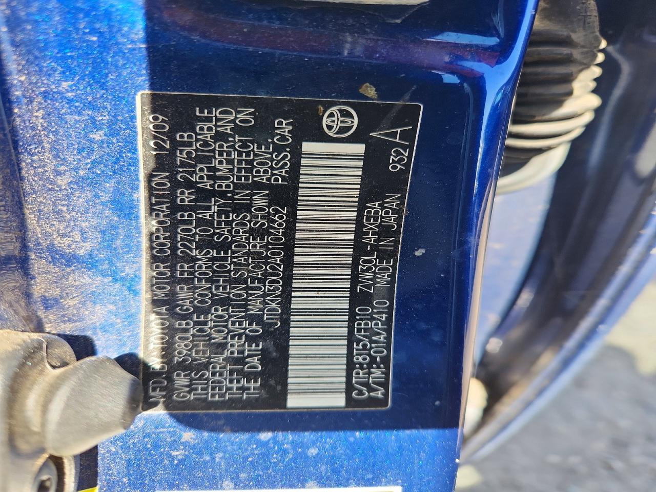2010 TOYOTA PRIUS