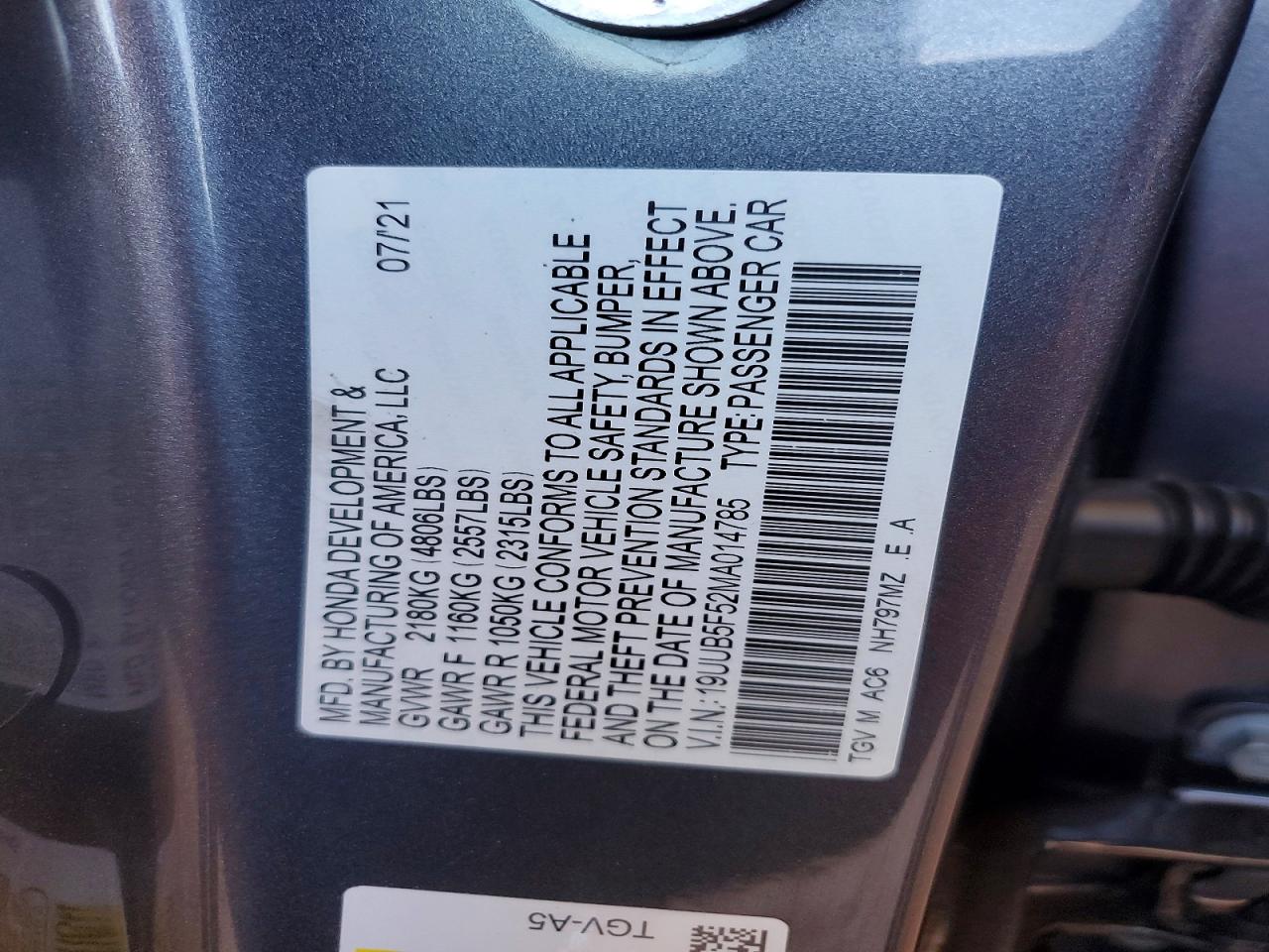 2021 ACURA TLX