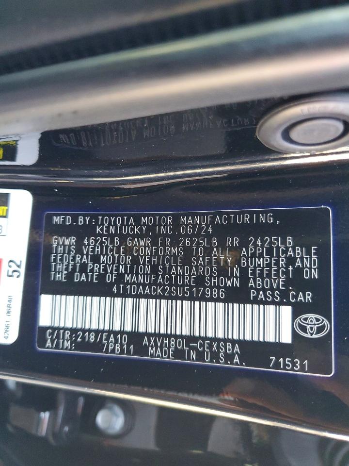 2025 TOYOTA CAMRY