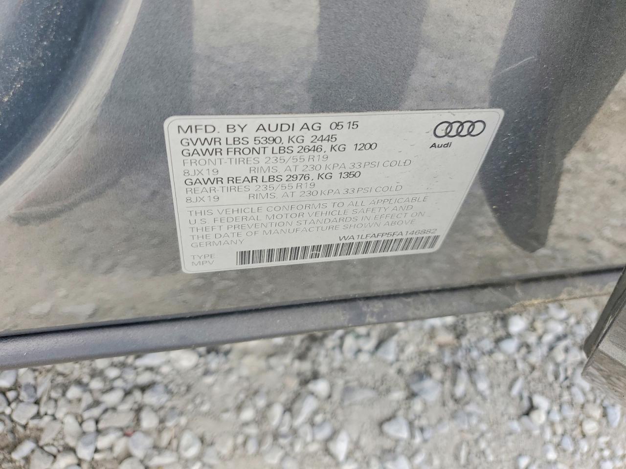 2015 AUDI Q5