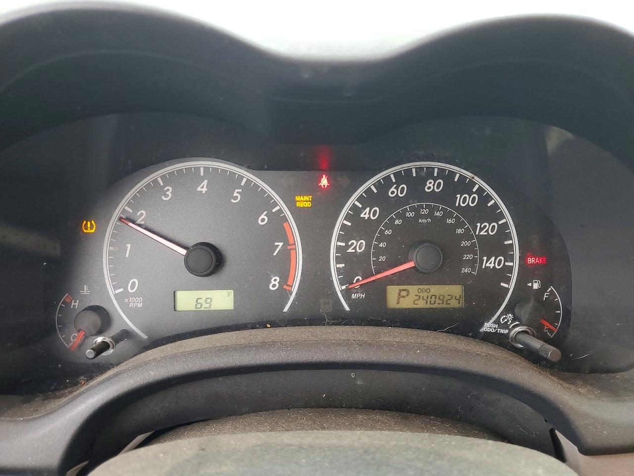 2012 TOYOTA COROLLA