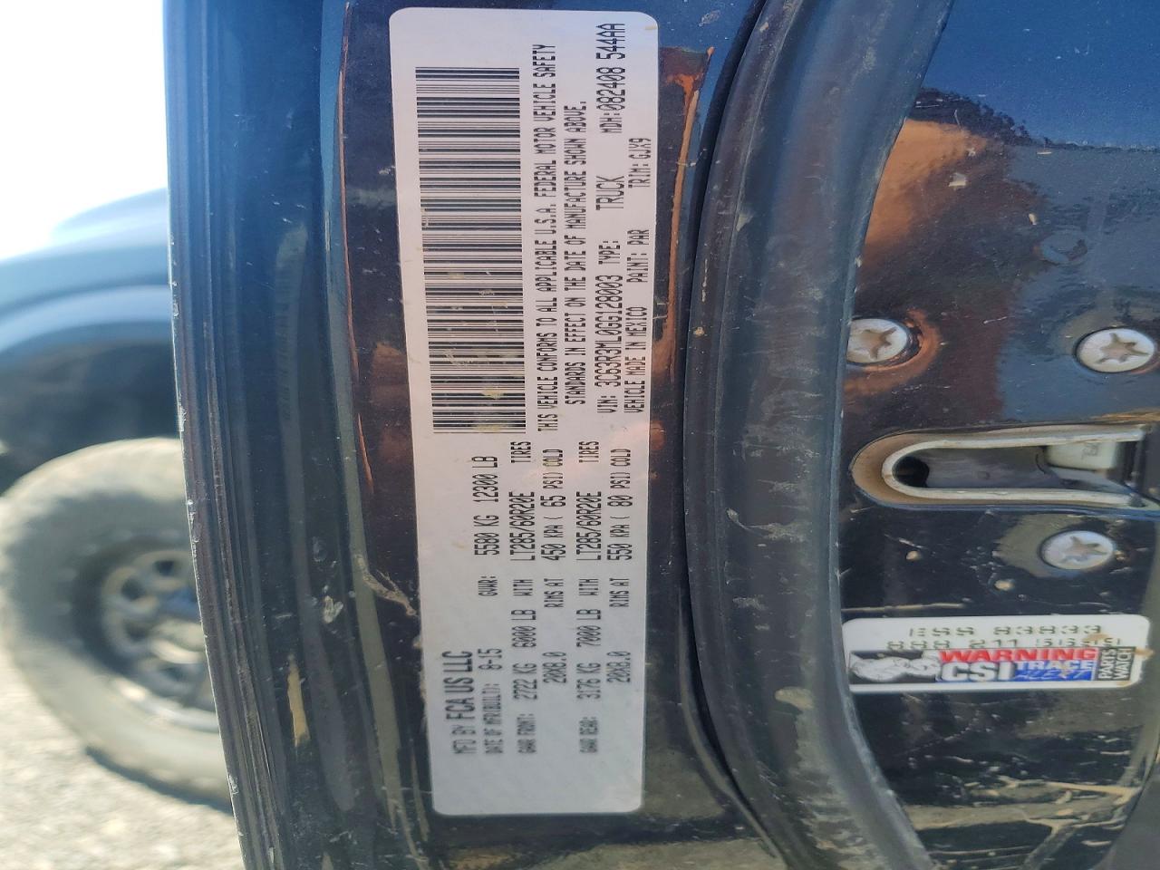 2016 RAM 3500