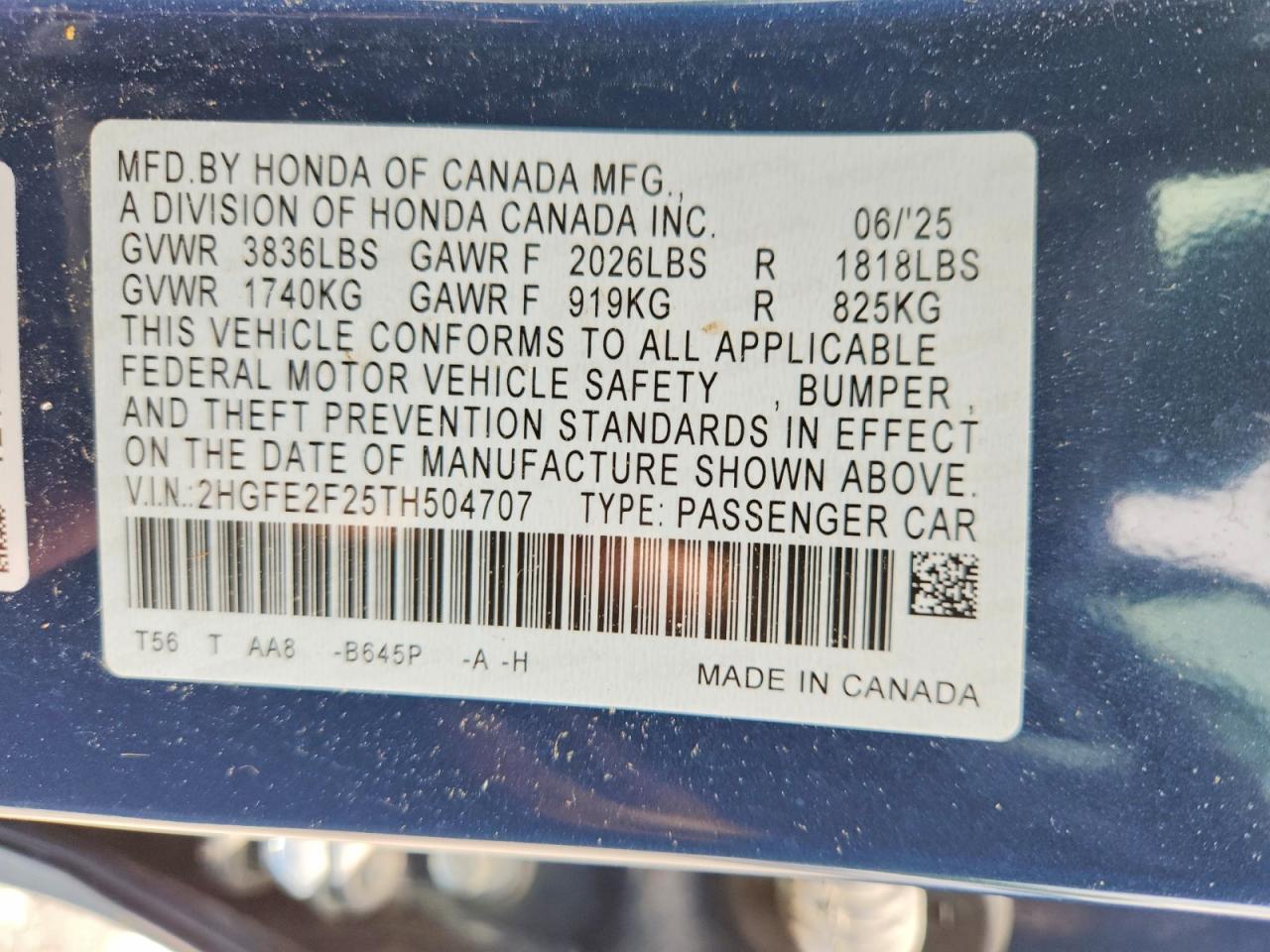 2026 HONDA CIVIC