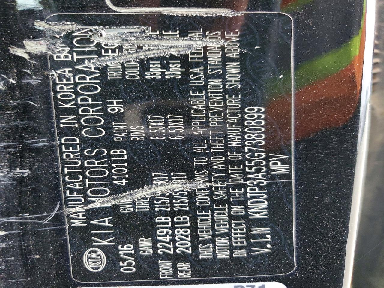 2016 KIA SOUL