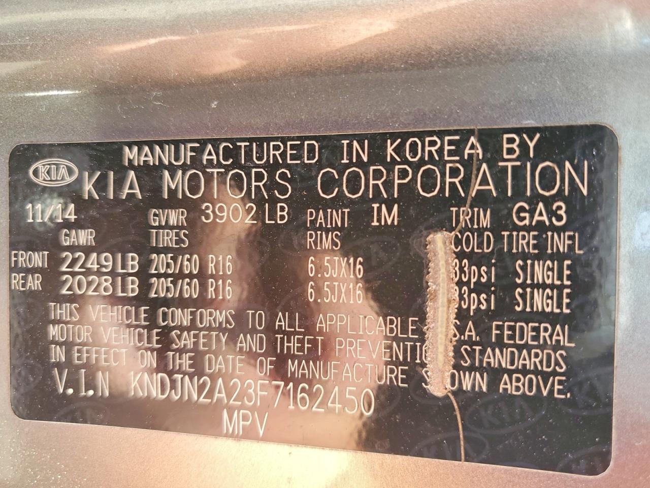 2015 KIA SOUL
