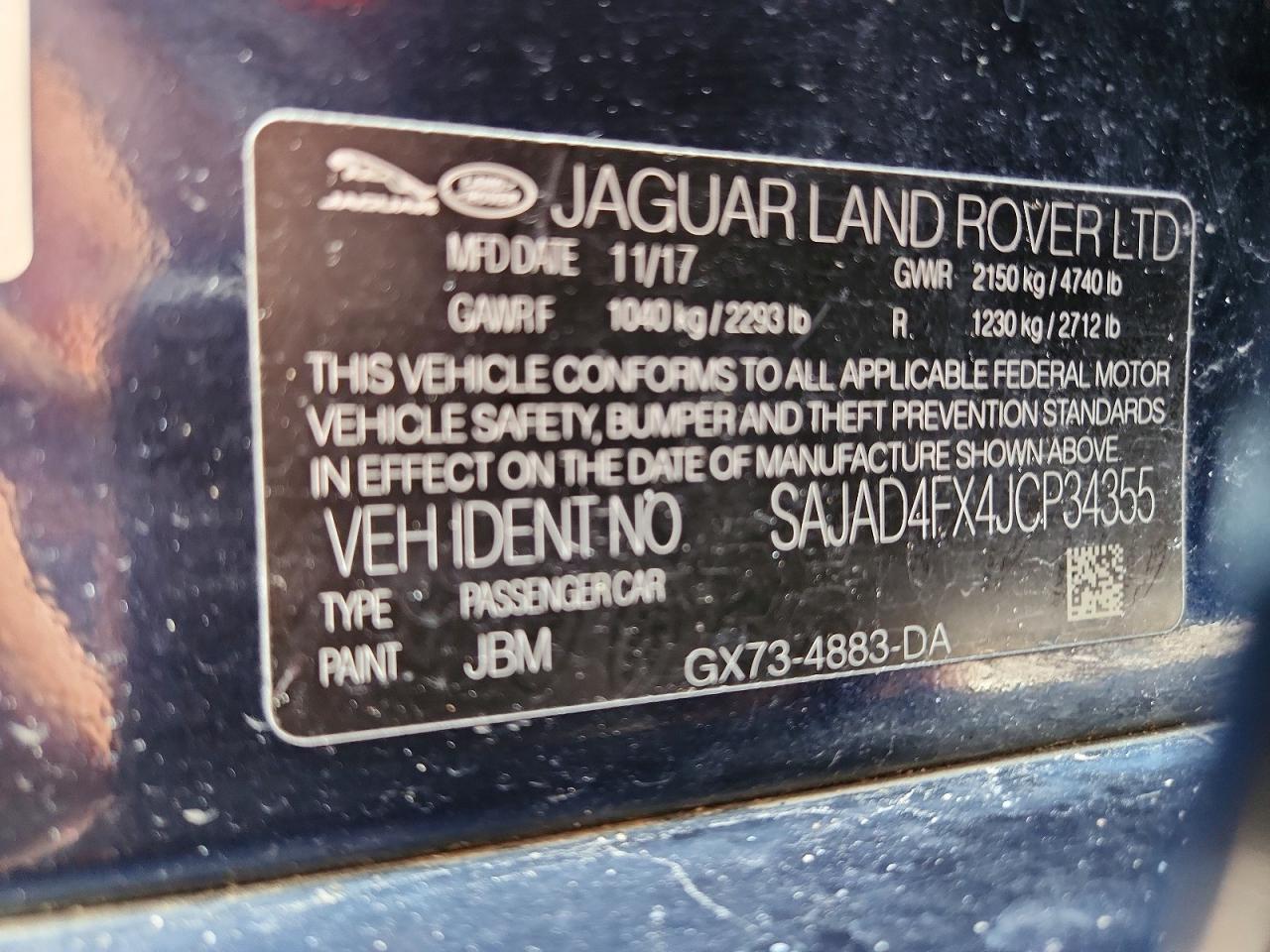 2018 JAGUAR XE