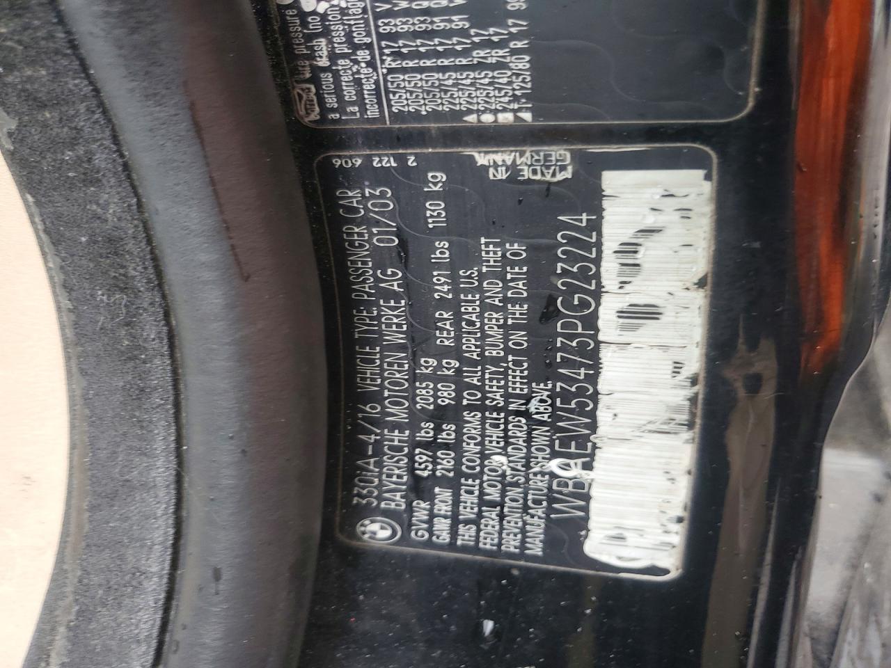 2003 BMW 3 SERIES
