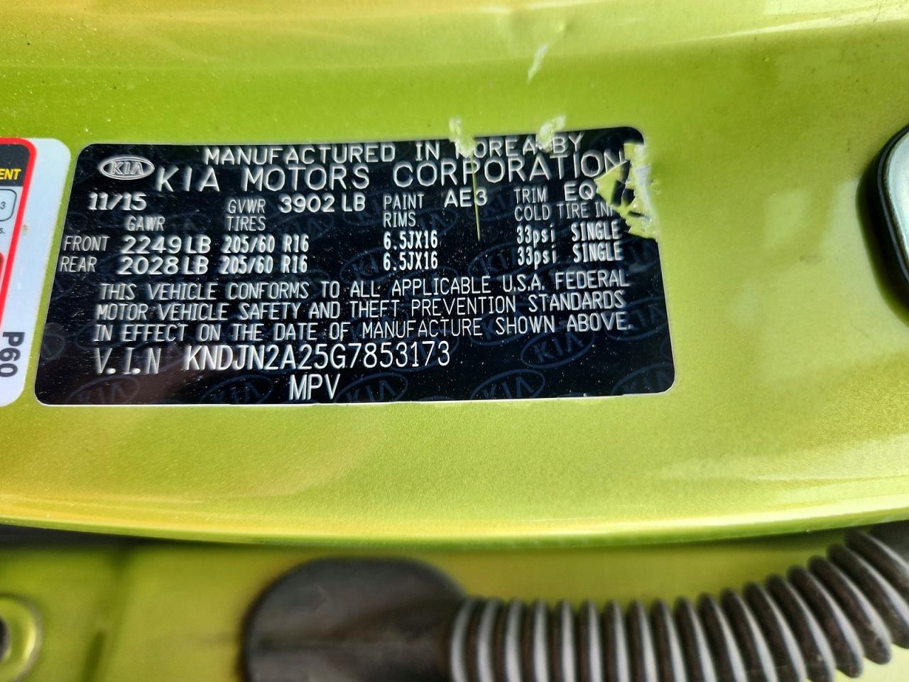 2016 KIA SOUL