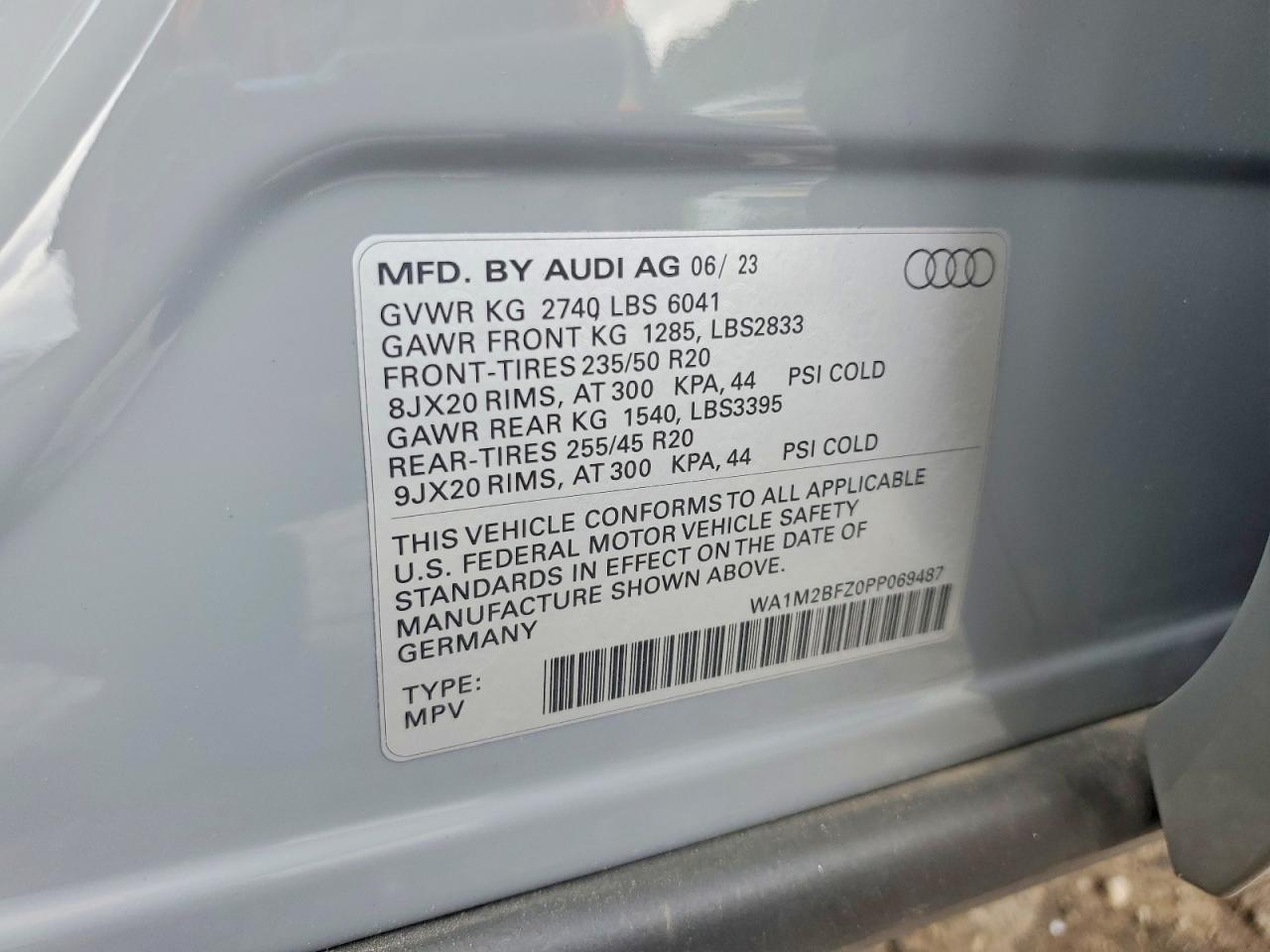 2023 AUDI ALL OTHER