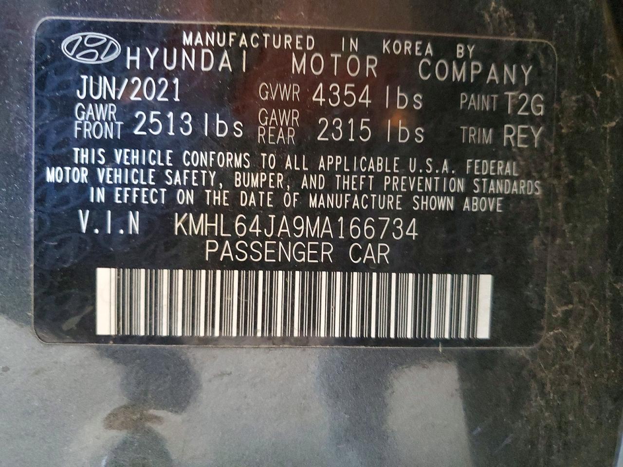 2021 HYUNDAI SONATA