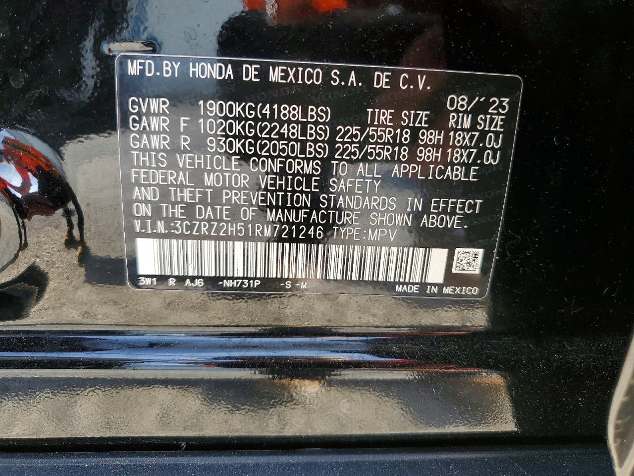 2024 HONDA HR-V