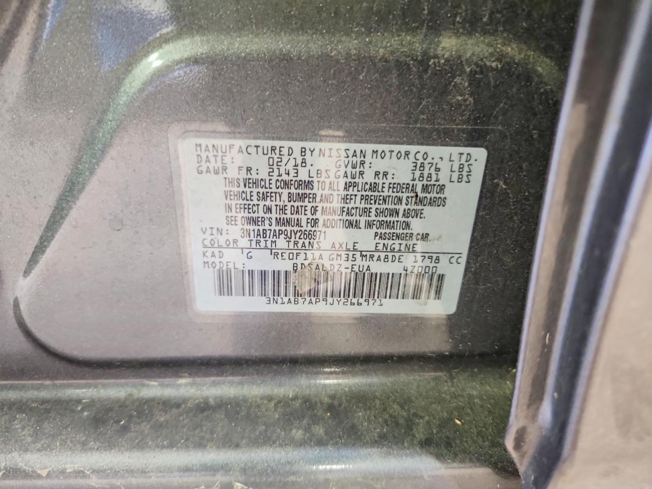 2018 NISSAN SENTRA