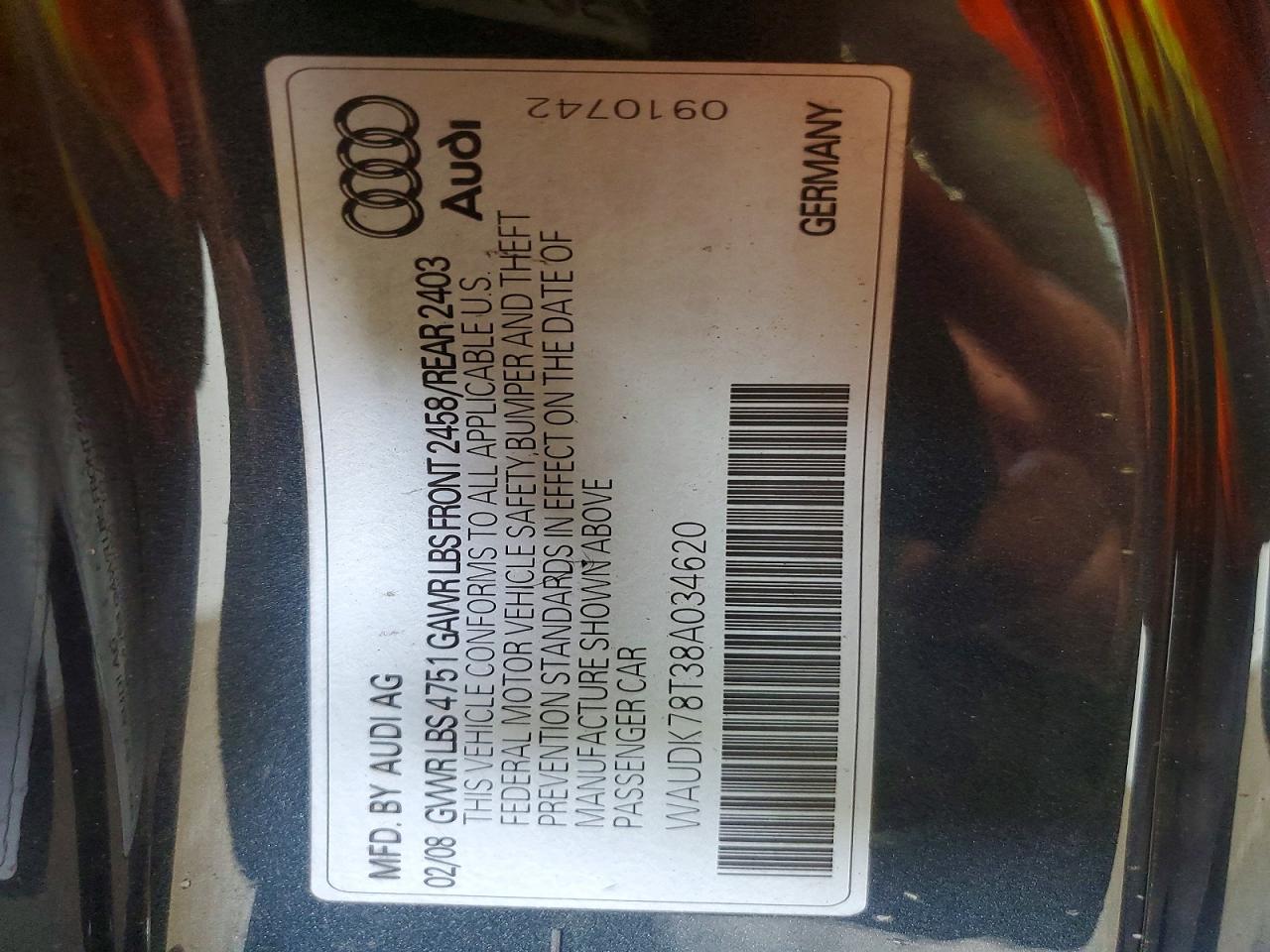2008 AUDI A5