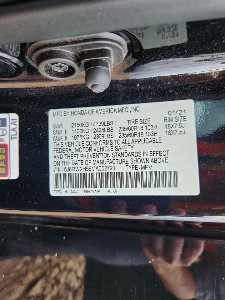 2021 HONDA CRV