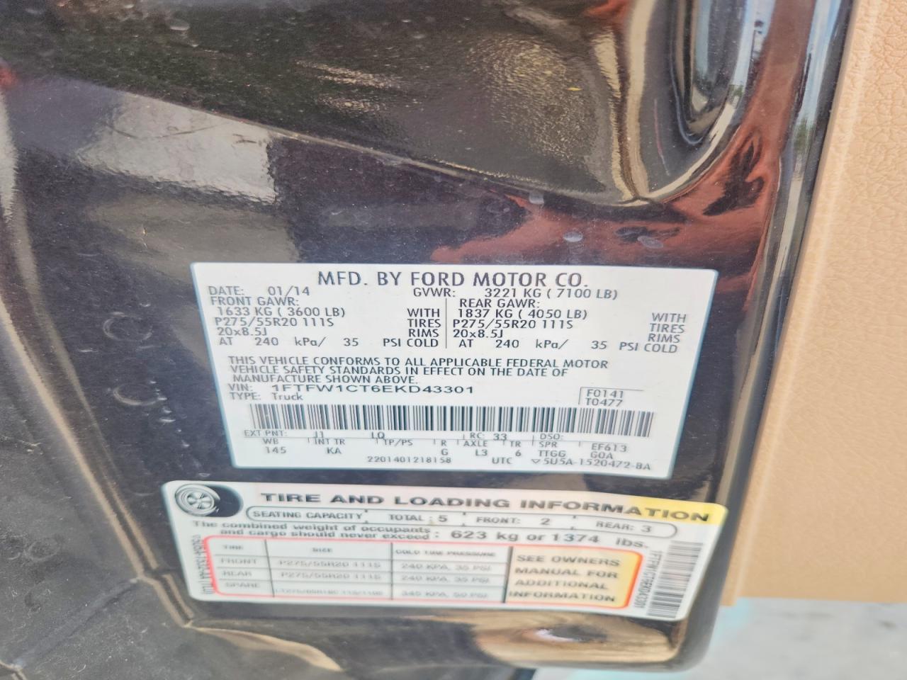 2014 FORD F150