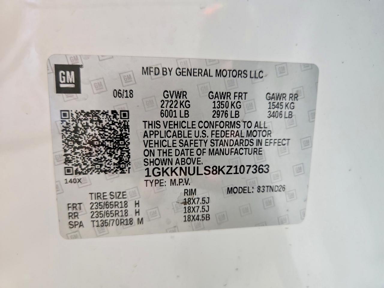 2019 GMC ACADIA