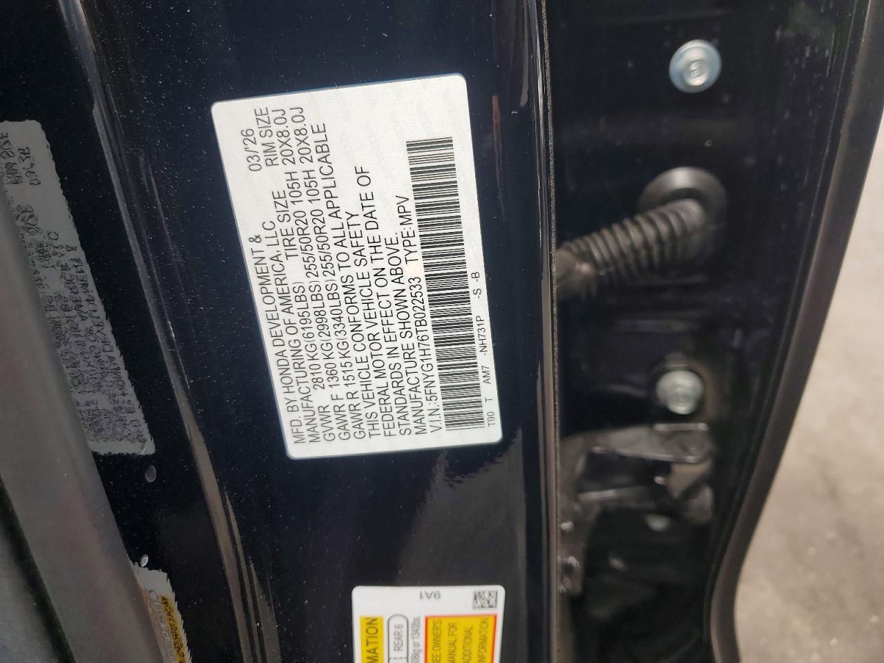 2026 HONDA PILOT