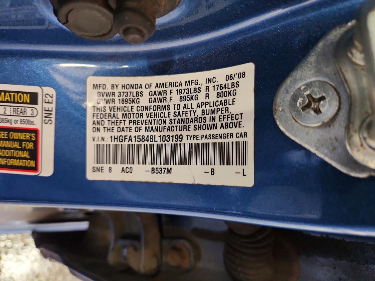2008 HONDA CIVIC