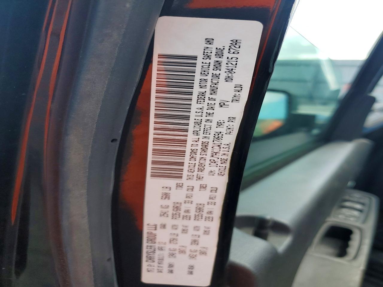 2012 JEEP LIBERTY
