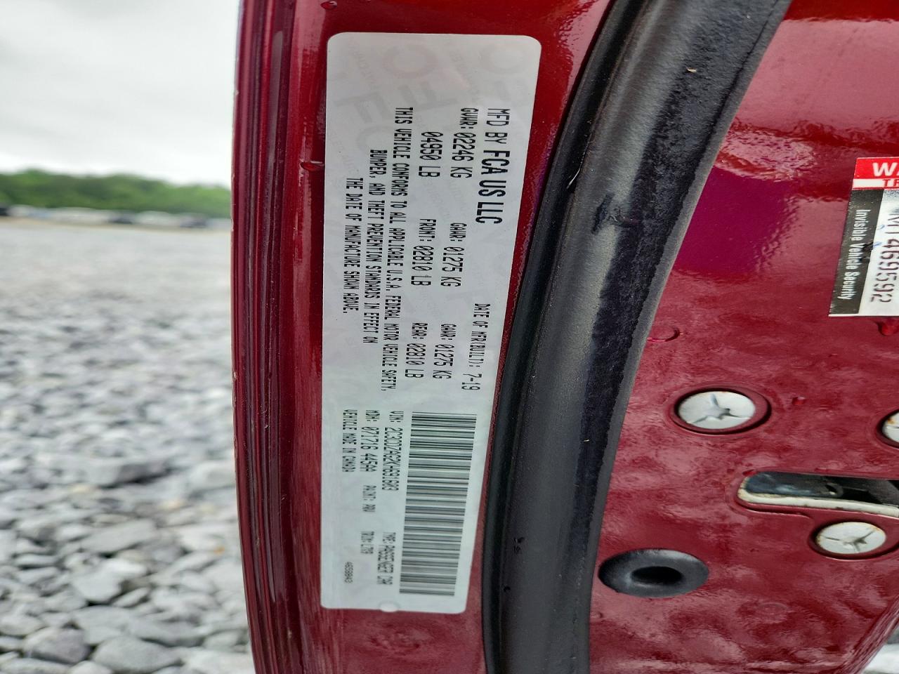 2019 DODGE CHALLENGER