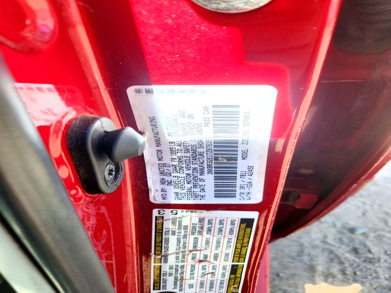 2007 TOYOTA COROLLA