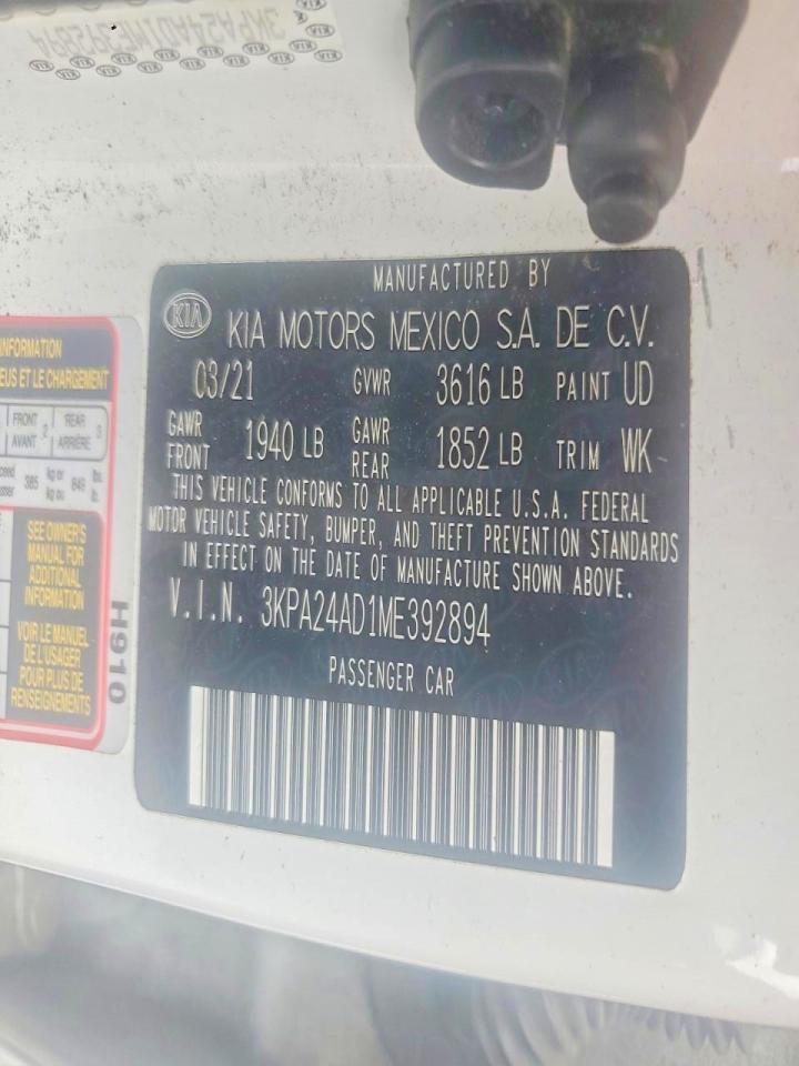 2021 KIA RIO
