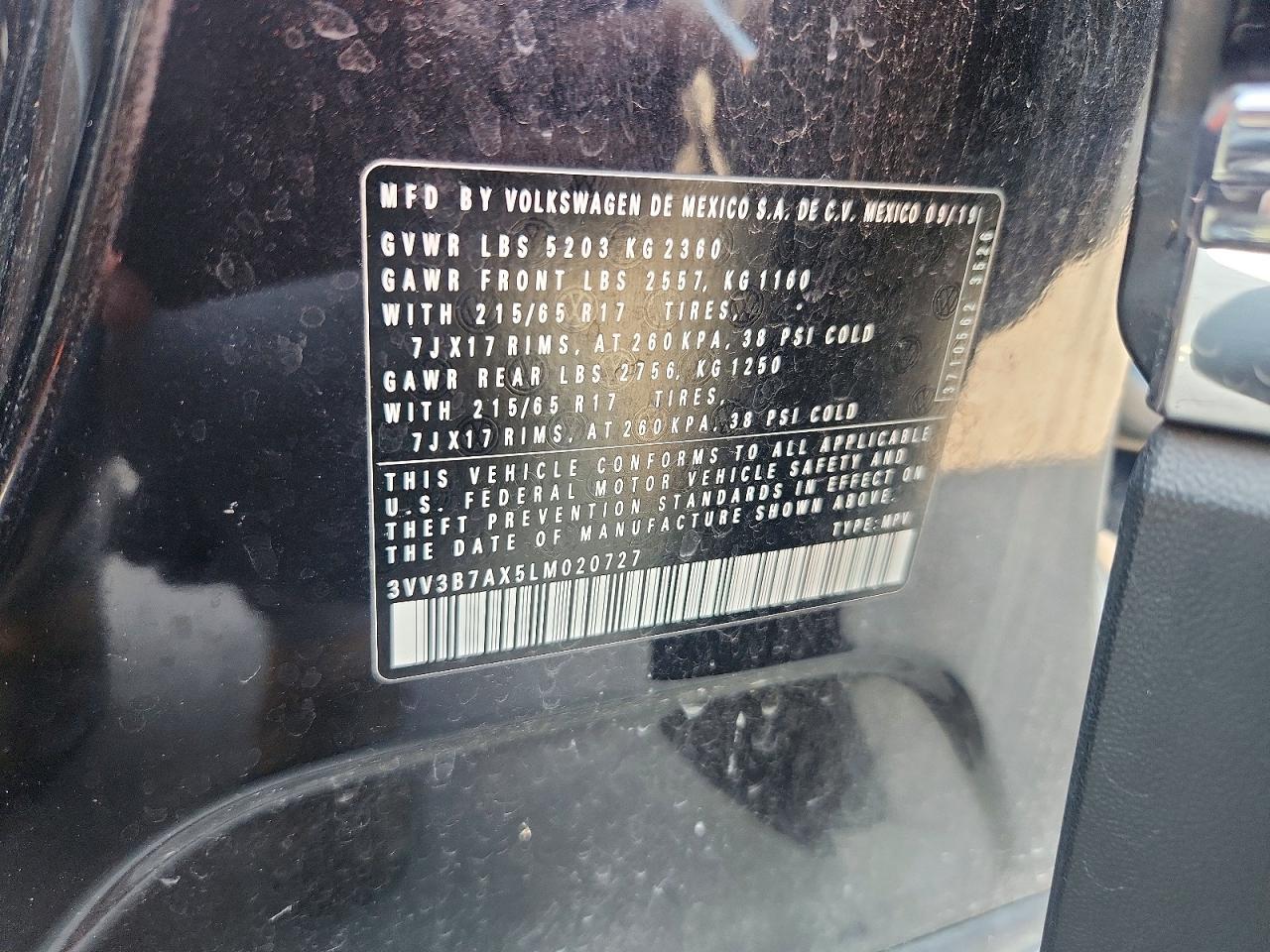 2020 VOLKSWAGEN TIGUAN