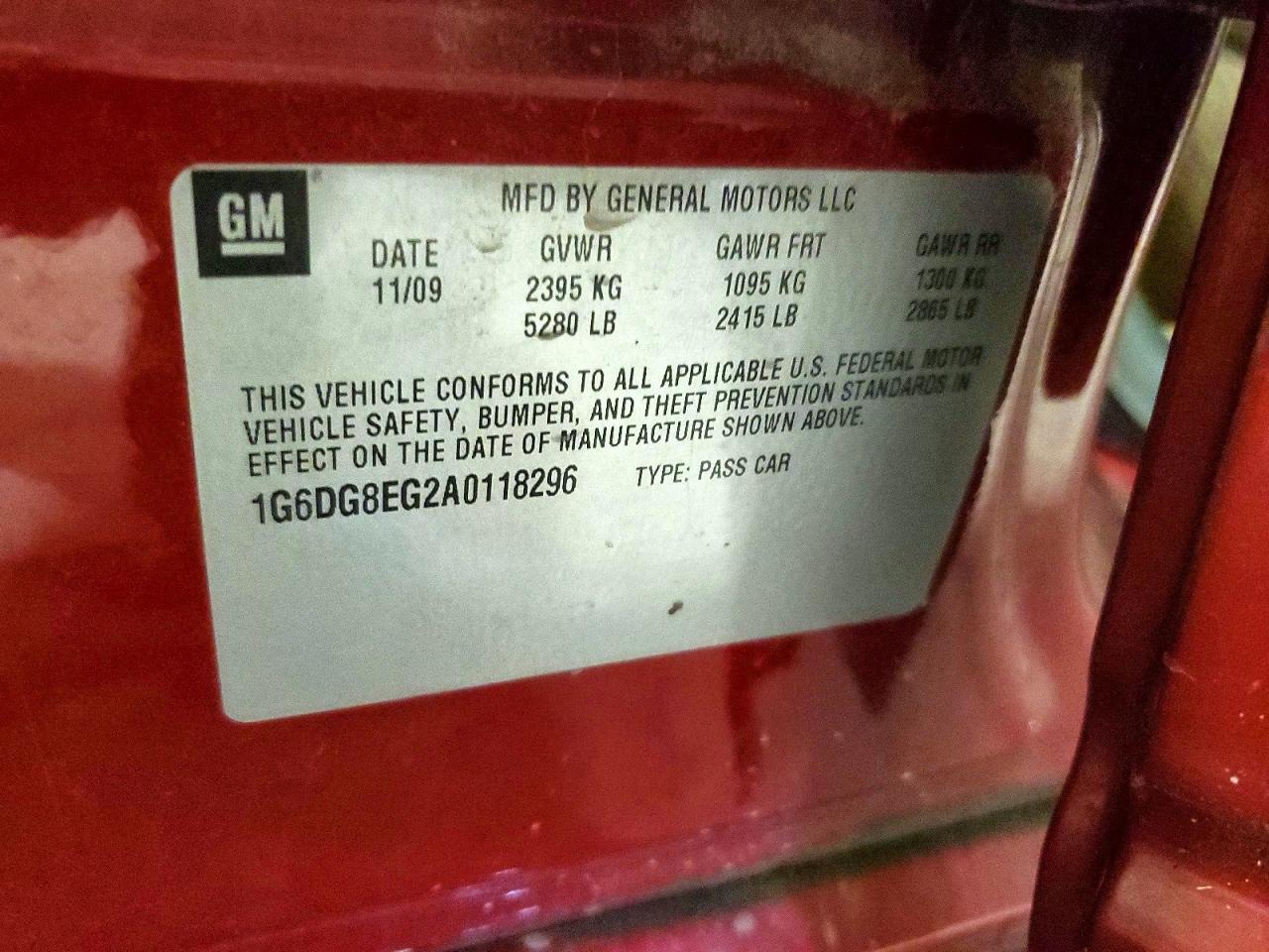 2010 CADILLAC CTS
