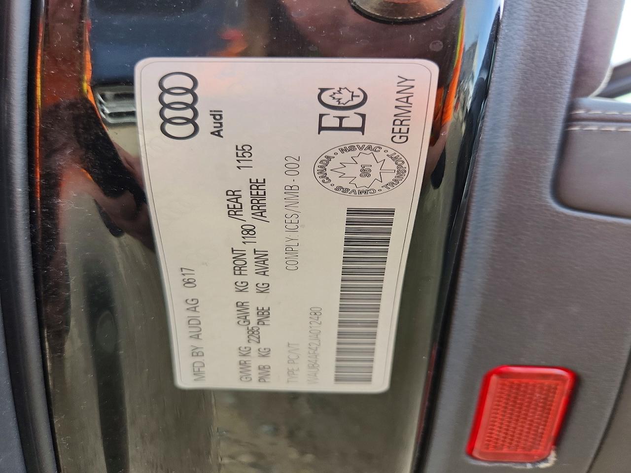 2018 AUDI S4/RS4