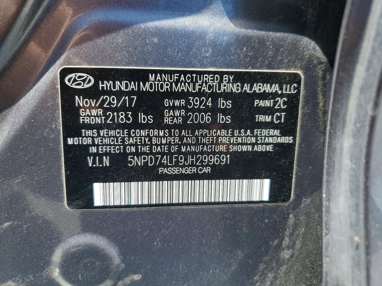 2018 HYUNDAI ELANTRA