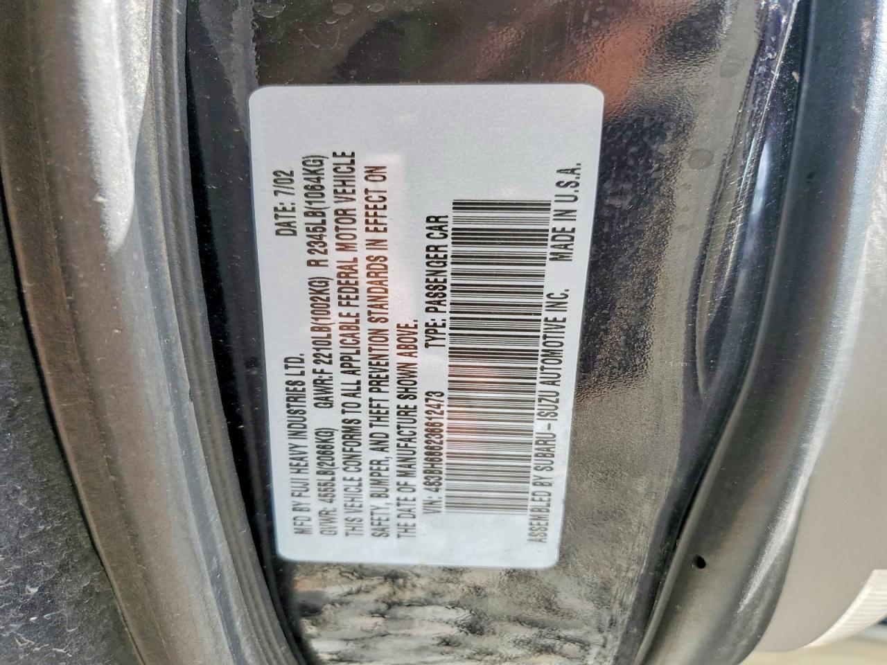 2003 SUBARU LEGACY