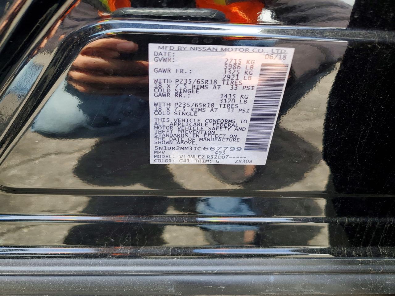 2018 NISSAN PATHFINDER