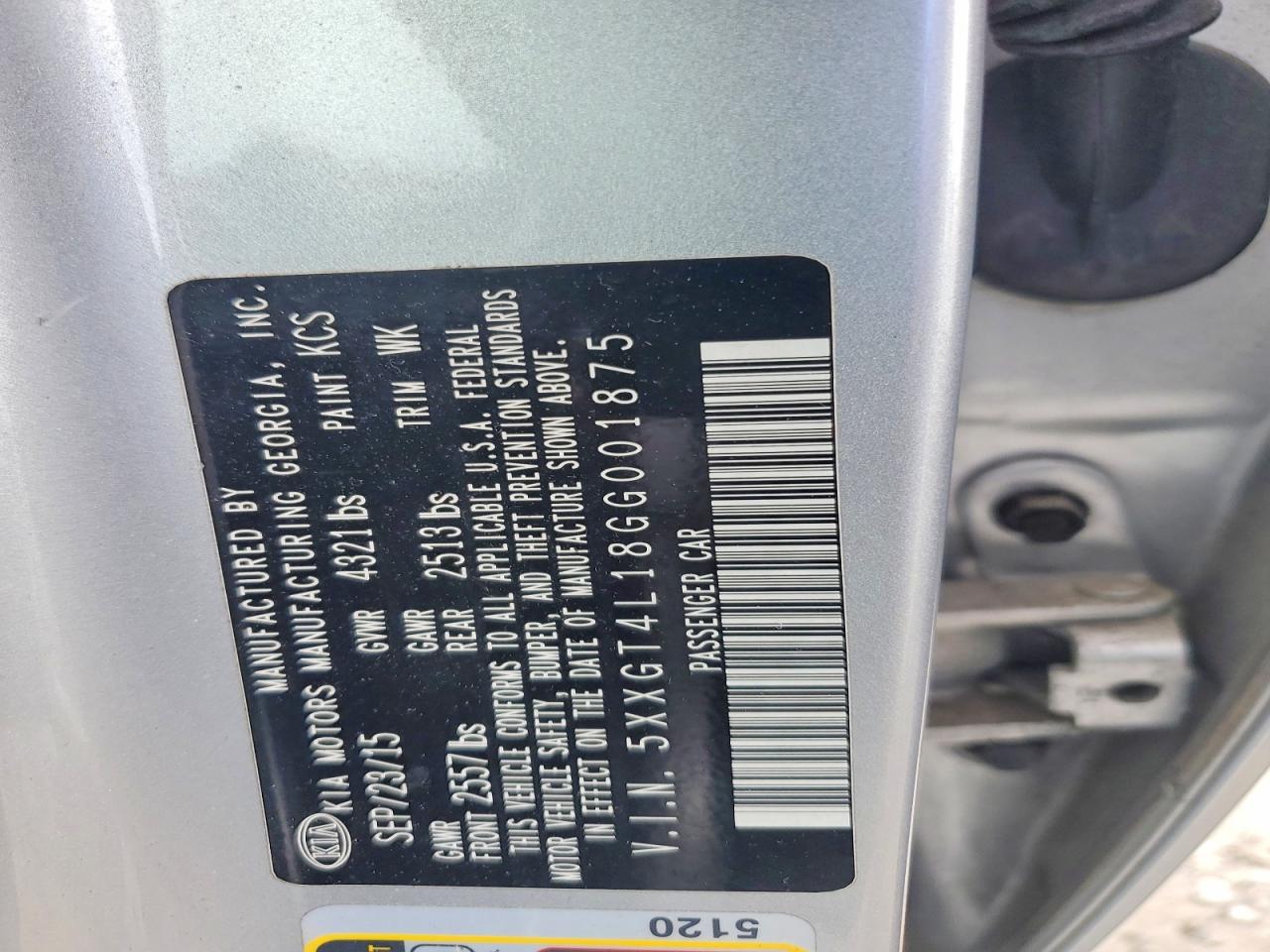 2016 KIA OPTIMA
