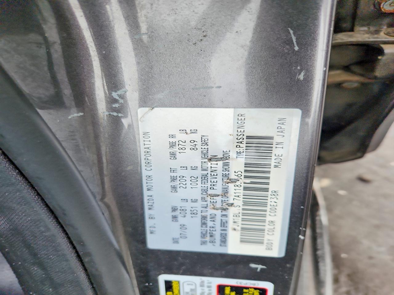 2010 MAZDA MAZDA3