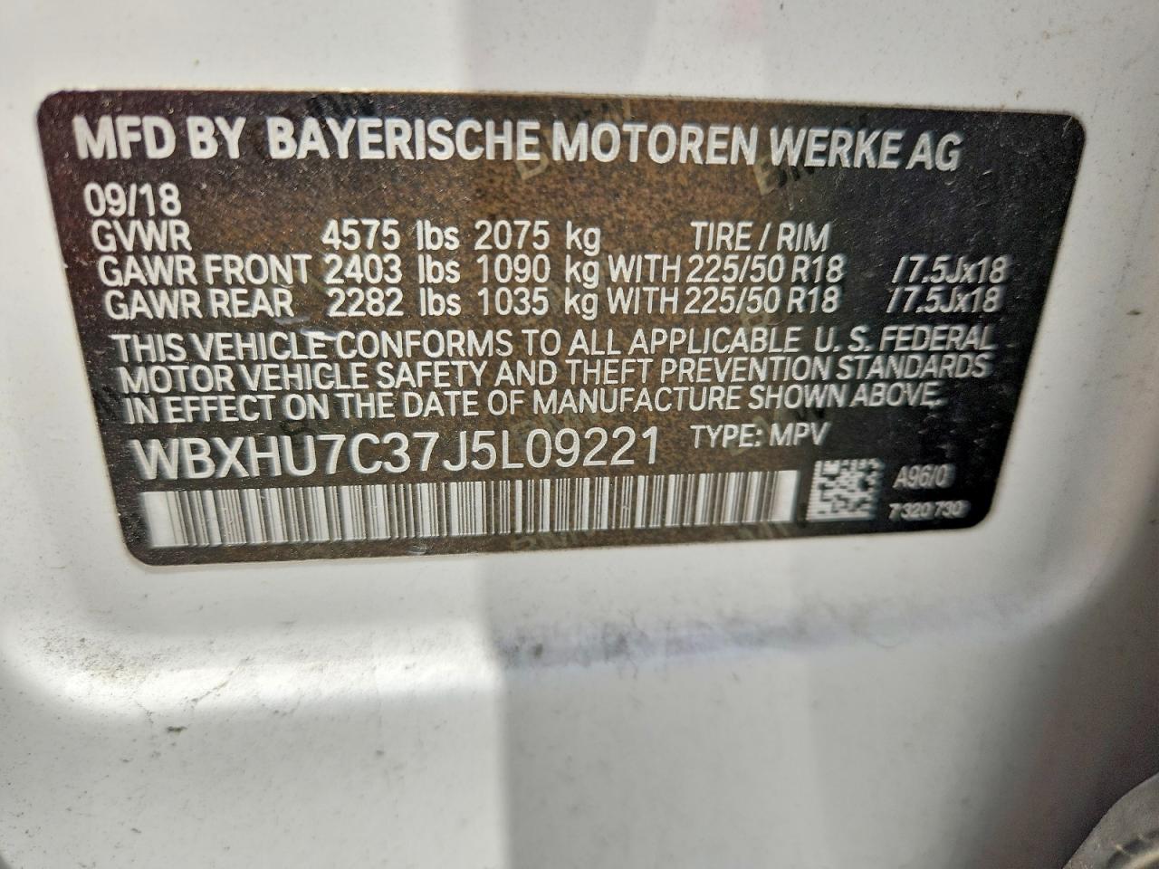 2018 BMW X1