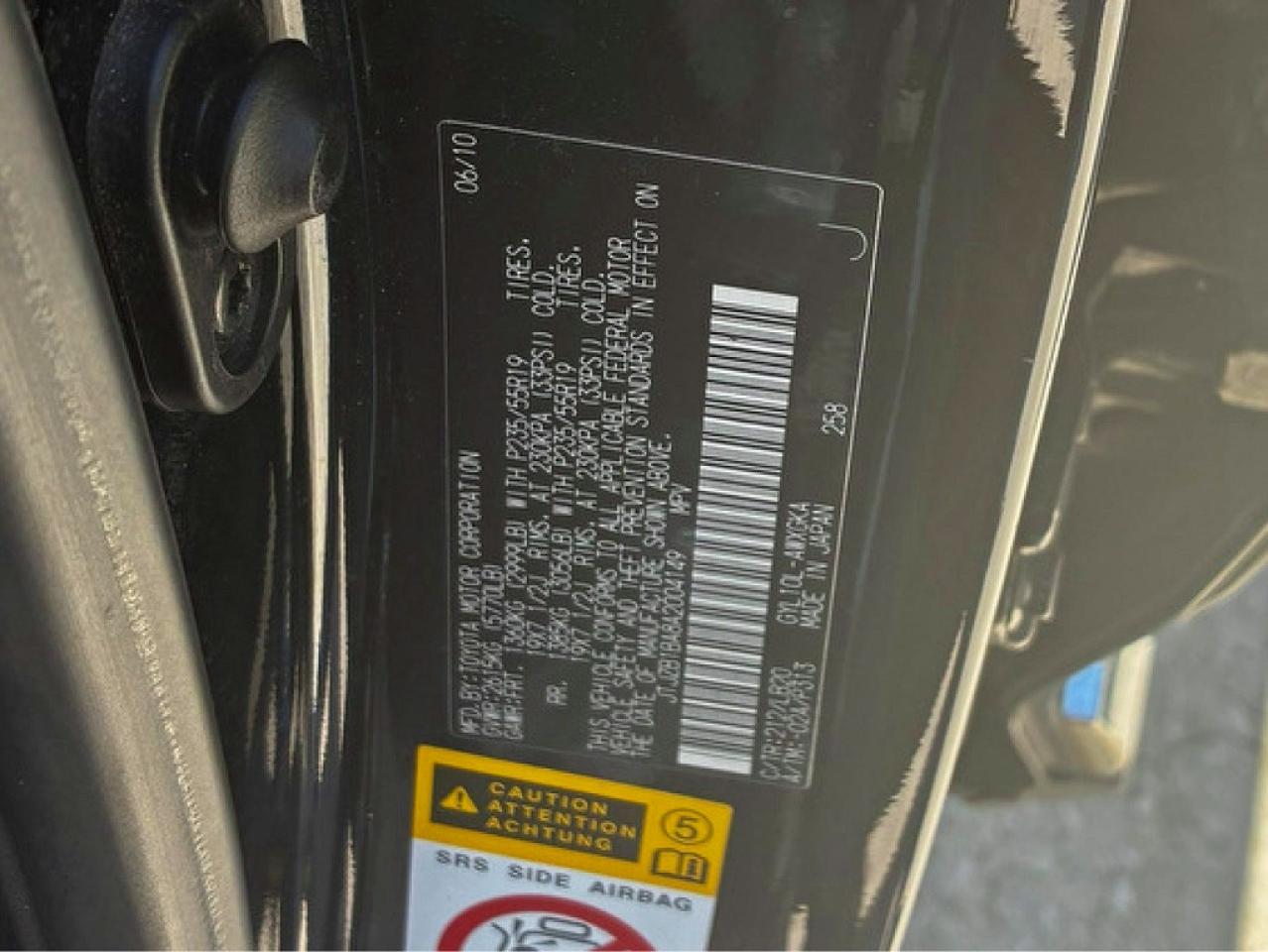 2010 LEXUS RX450