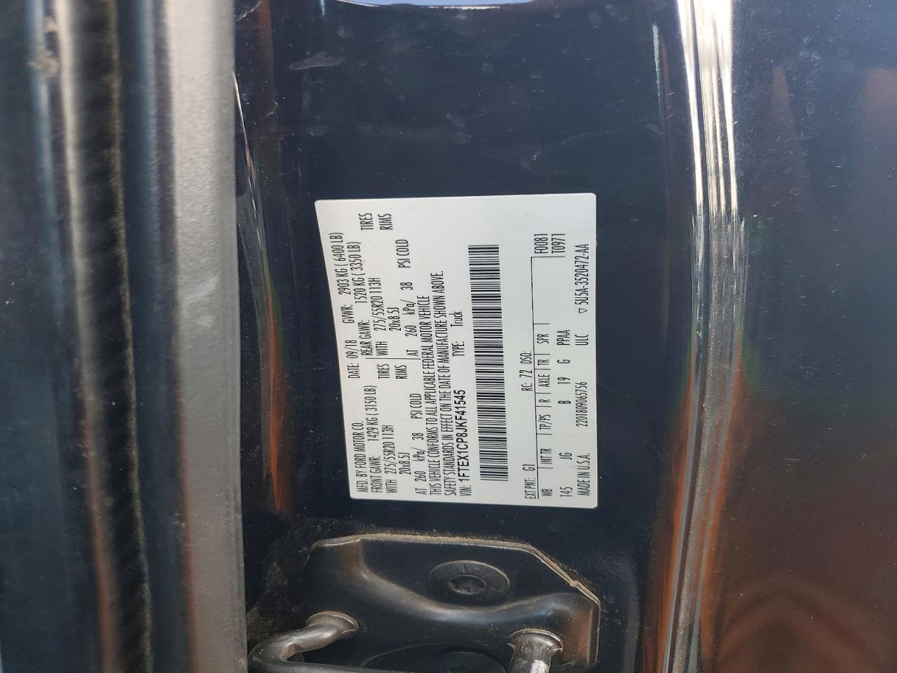 2018 FORD F150