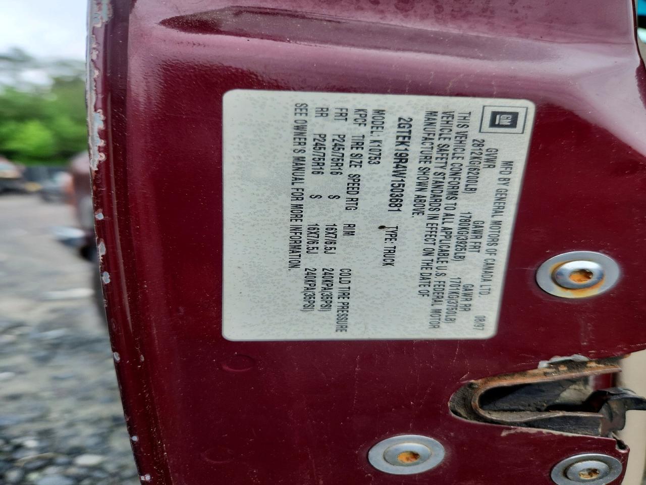 1998 GMC SIERRA