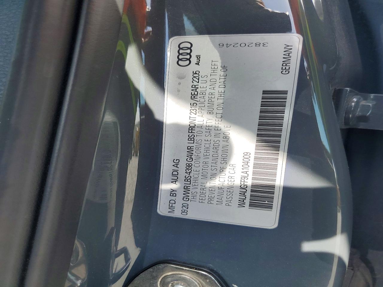 2020 AUDI A3
