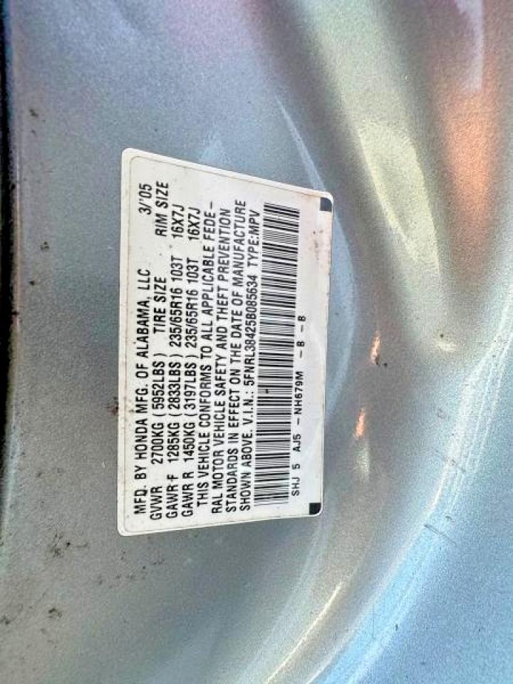 2005 HONDA ODYSSEY