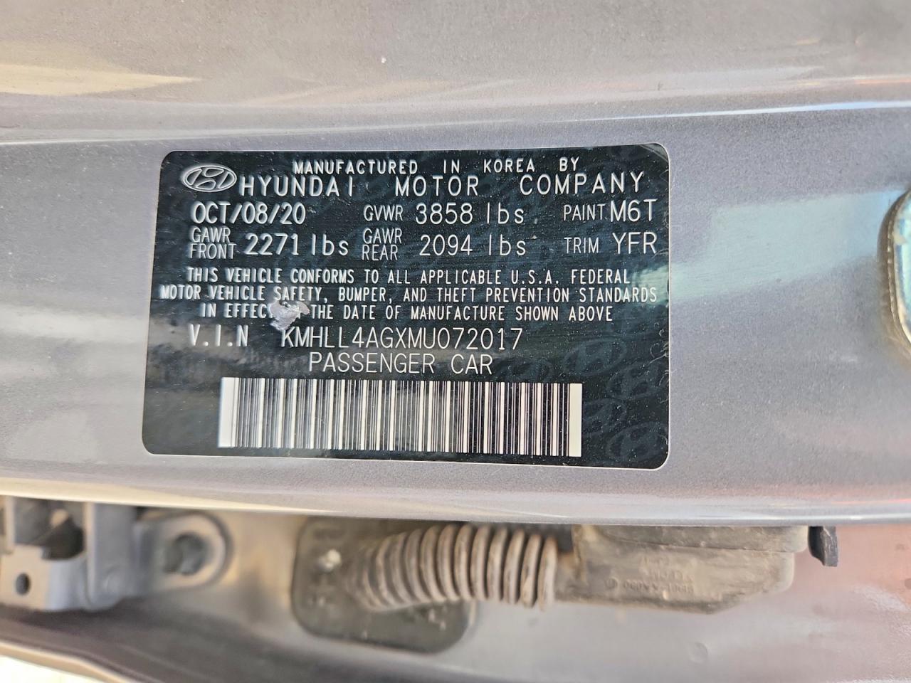 2021 HYUNDAI ELANTRA