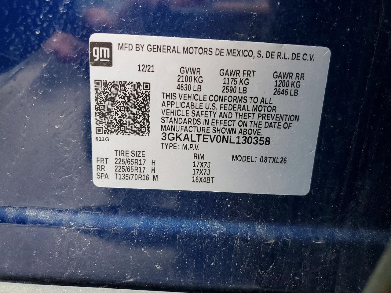 2022 GMC TERRAIN