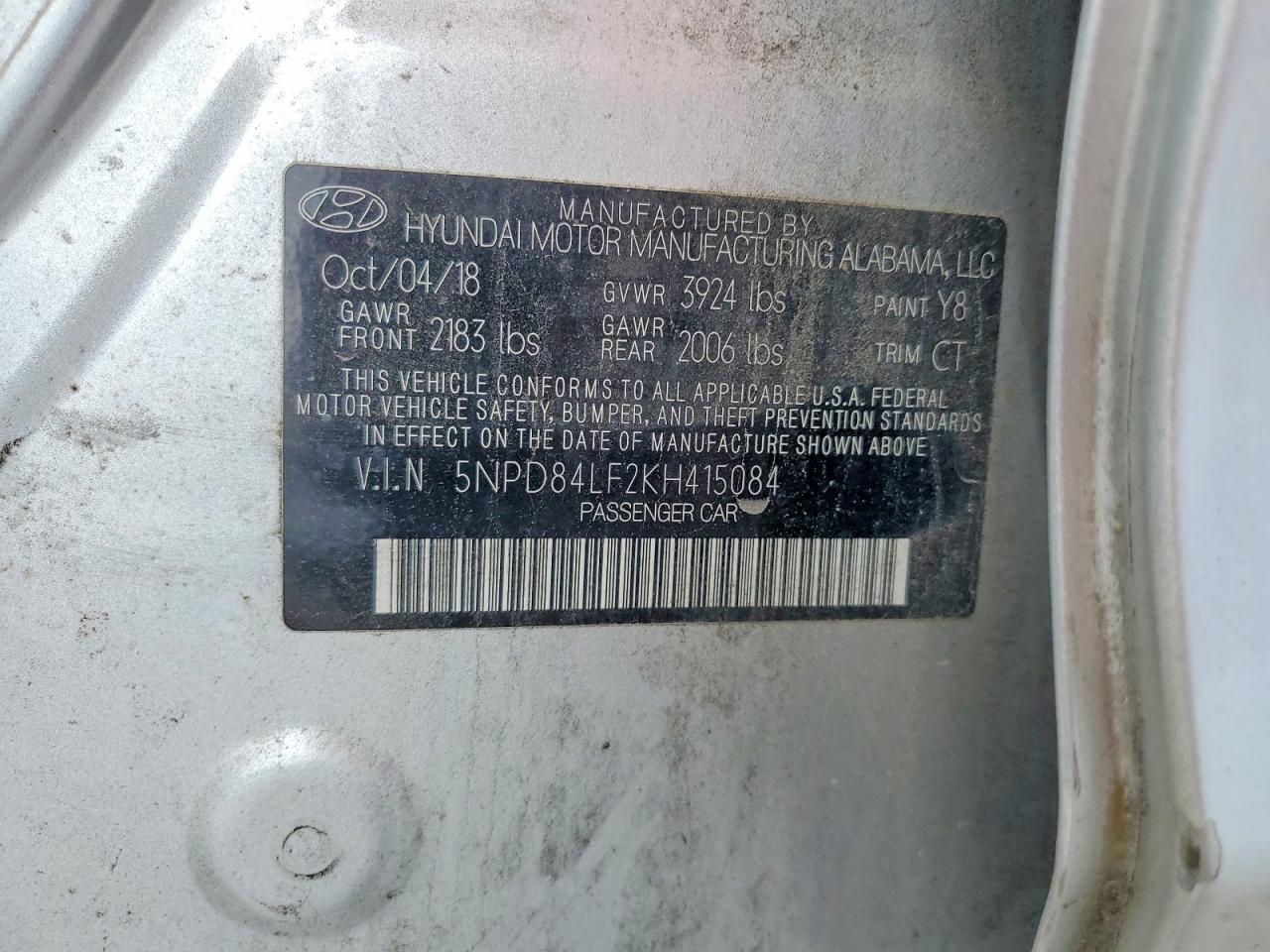2019 HYUNDAI ELANTRA