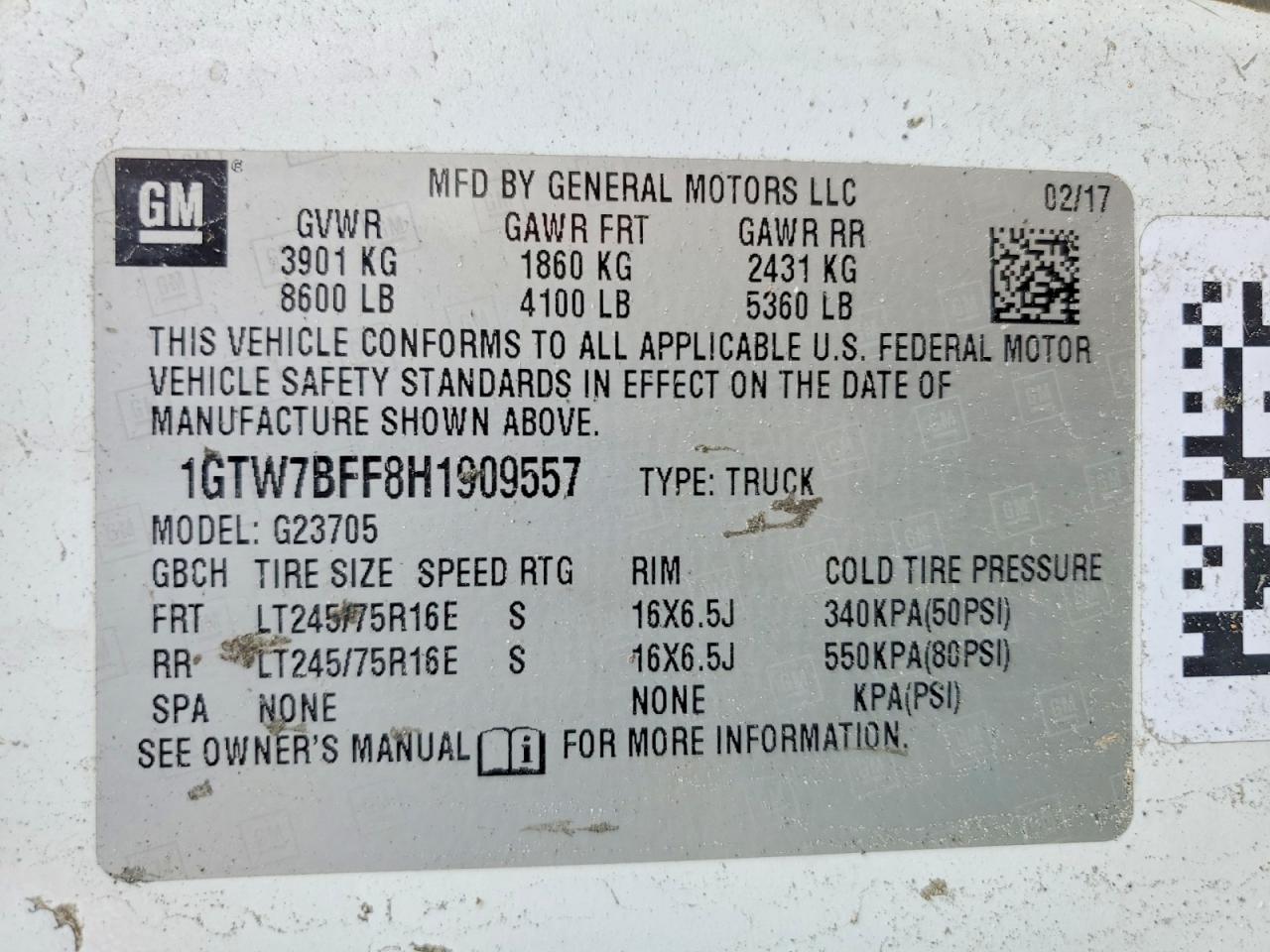 2017 GMC SAVANA