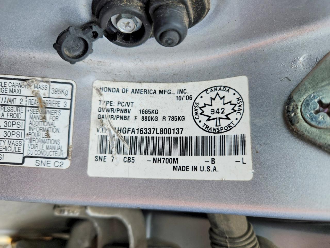 2007 HONDA CIVIC
