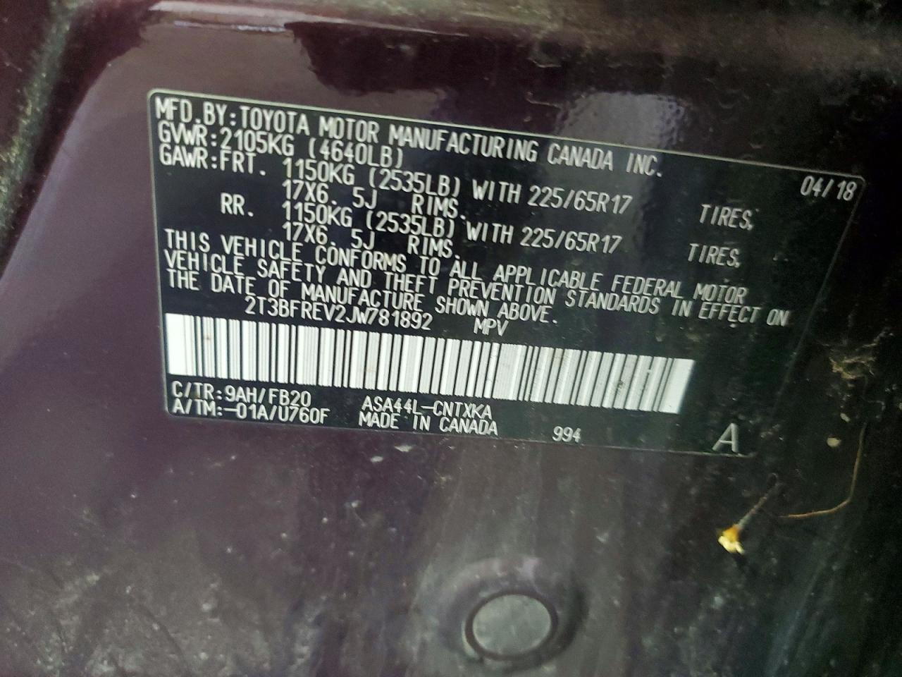 2018 TOYOTA RAV4